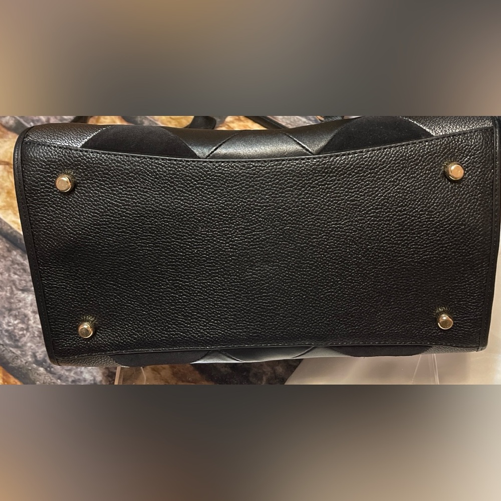 Coach Crosby Leather Patchwork Satchel Crossbody Bag Adjustable Strap Dust Cover - Picture 4 of 15